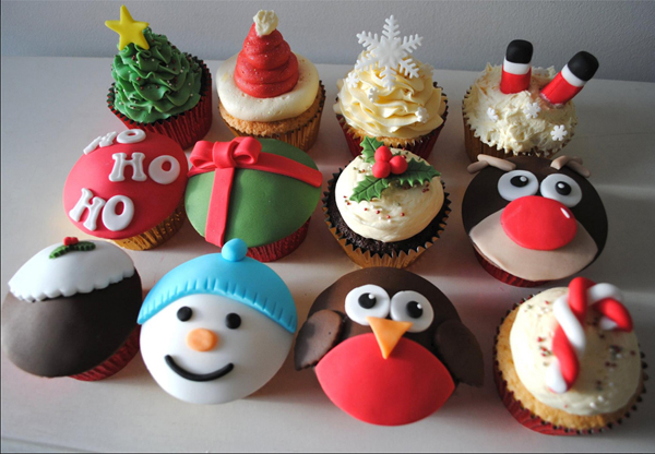 christmas cupcakes London