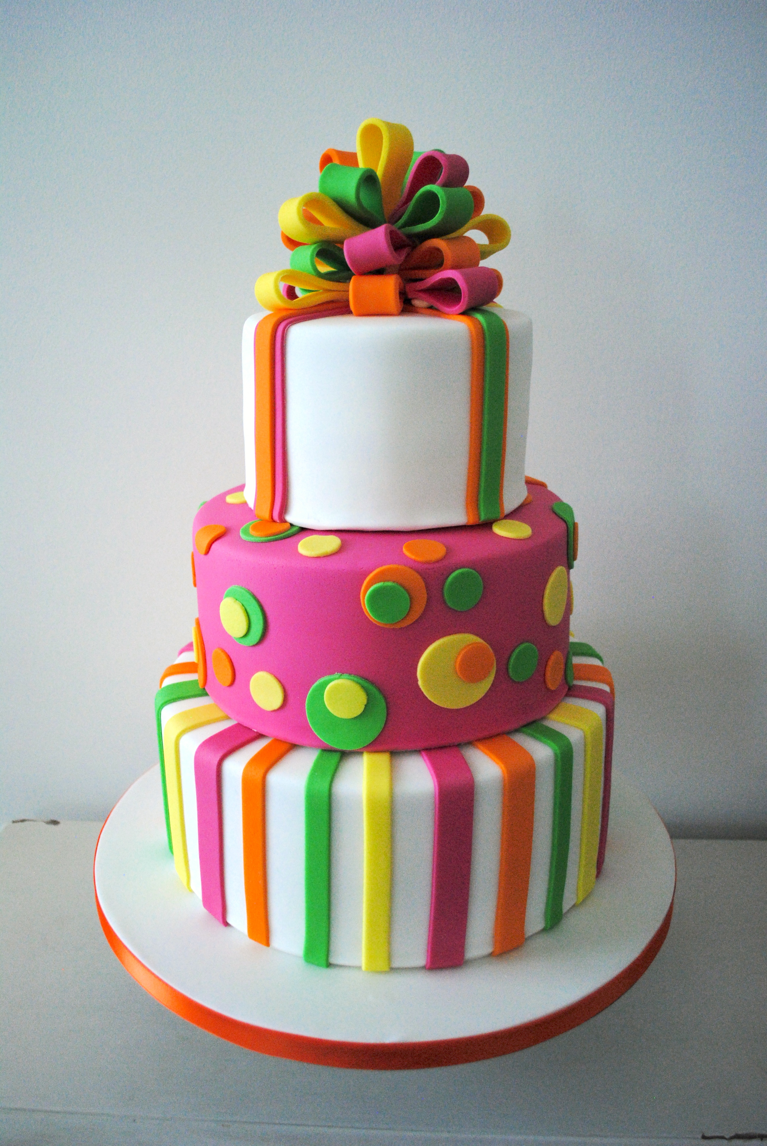 3 tiered 30th birthday cake
