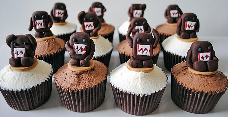 Domokun cupcakes