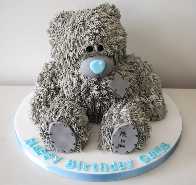 Me to you teddy bear birthday cake