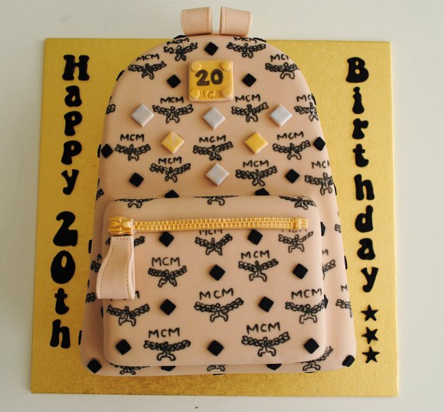 MCM Fashion designer bag cake