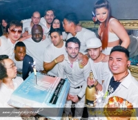 Funky buddha club birthday cake