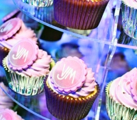 VJM Vas J Morgan birthday cupcakes