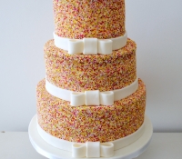 3 tiered wedding cake