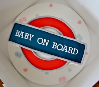 Baby on board cake
