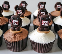 Domokun cupcakes
