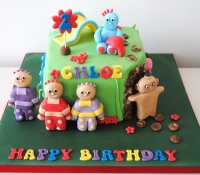 In the night garden character novelty birthday cake