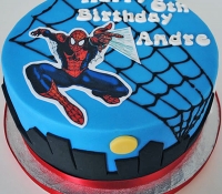 Spiderman cake