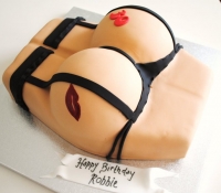 Ass bum fun novelty birthday cake