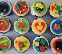 Thank you teacher cupcakes