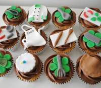 Chef inspired birthday cupcakes