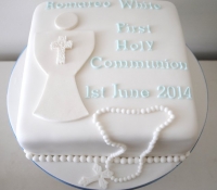 Holy communion celebration cake