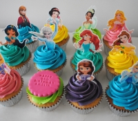 Disney Princess Dress cupcakes