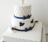 God Bless Christening cake