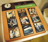 Instagram feed birthday cake