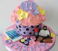 Mac iphone chanel bag 17th birthday giant cupcake