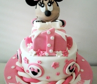 Minnie mouse birthday cake