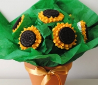 Sunflower cupcake bouquet