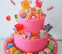 Sweetie treat 2 tiered birthday cake