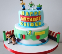 Toy story buzz lightyear tiered birthday cake