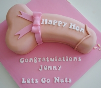 Hen party adult cake