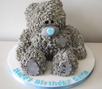 Me to you teddy bear birthday cake
