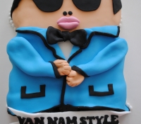 Gangnam style birthday cake