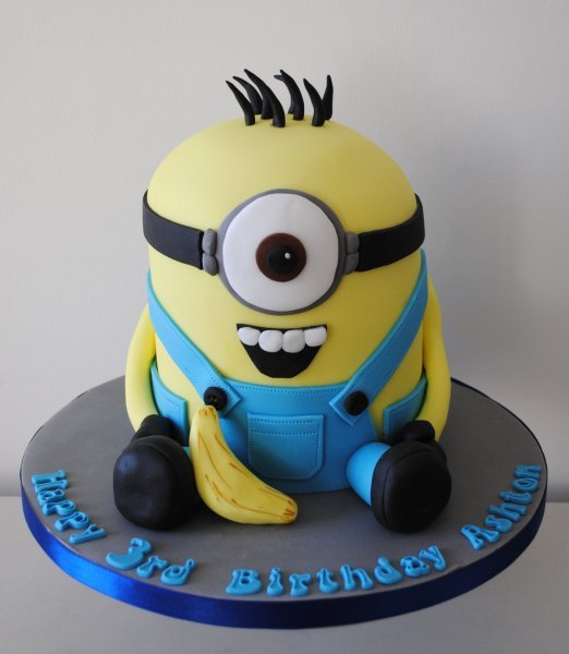 despicable-me-minion-3rd-birthday-cake