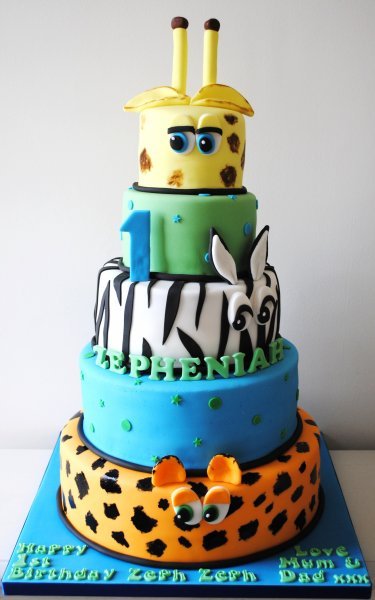 safari-theme-tiered-cake