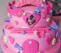 girly-pink-birthday-cake