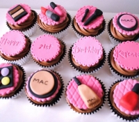 MAC Inspired Birthday Cupcakes