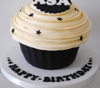 black-white-birthday-giant-cupcake